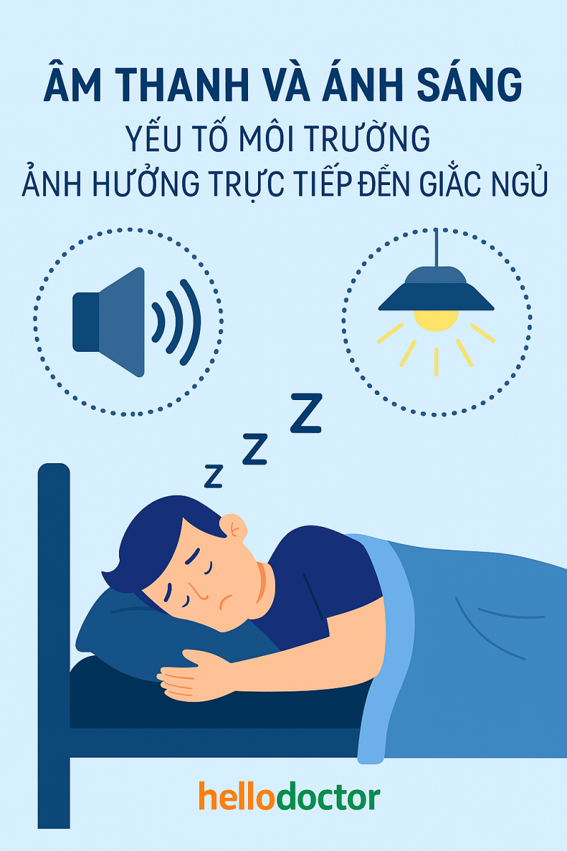 Âm thanh và ánh sáng – yếu tố môi trường ảnh hưởng trực tiếp đến giấc ngủ Âm thanh và ánh sáng – yếu tố môi trường ảnh hưởng trực tiếp đến giấc ngủ