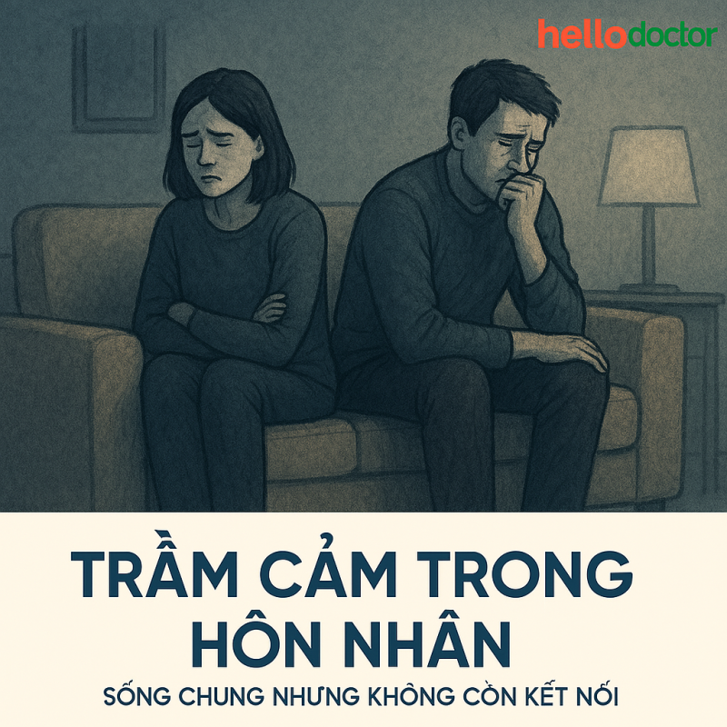 Trầm cảm trong hôn nhân: sống chung nhưng không còn kết nối