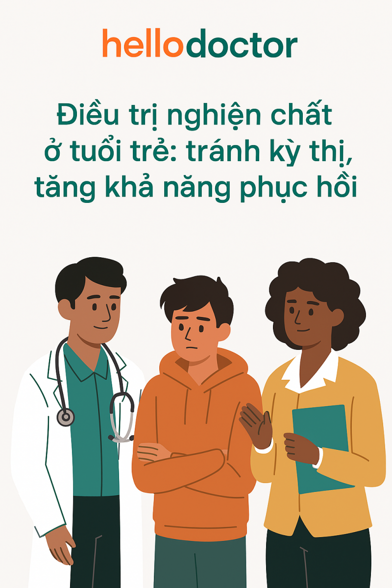 Điều trị nghiện chất ở tuổi trẻ: tránh kỳ thị, tăng khả năng phục hồi