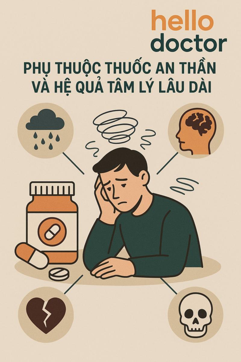 Phụ thuộc thuốc an thần và hệ quả tâm lý lâu dài Phụ thuộc thuốc an thần và hệ quả tâm lý lâu dài