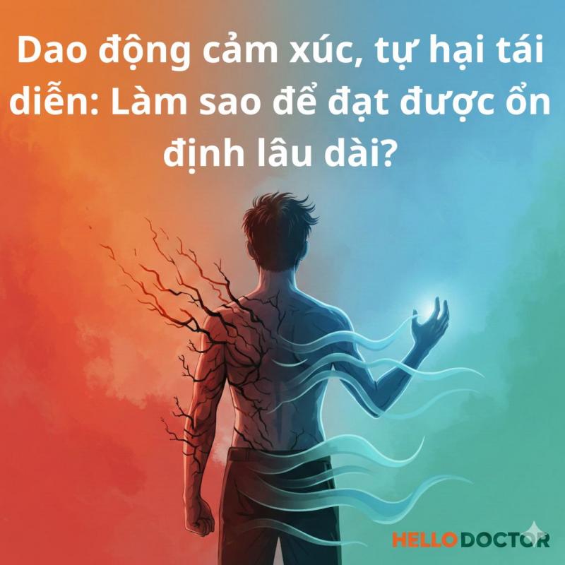 Dao động cảm xúc, tự hại tái diễn: Làm sao để đạt được ổn định lâu dài?