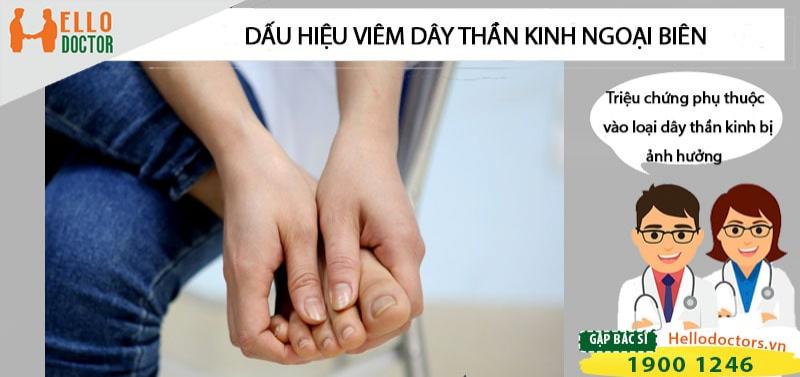 Dấu hiệu nhận biết bệnh viêm dây thần kinh ngoại biên