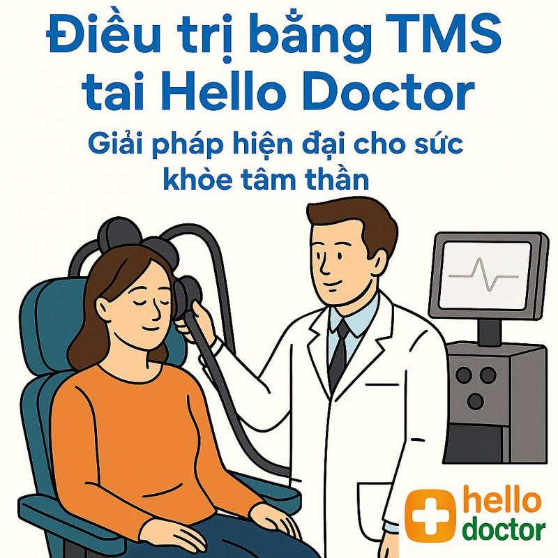 Điều trị bằng TMS tại Hello Doctor: Giải pháp hiện đại cho sức khỏe tinh thần