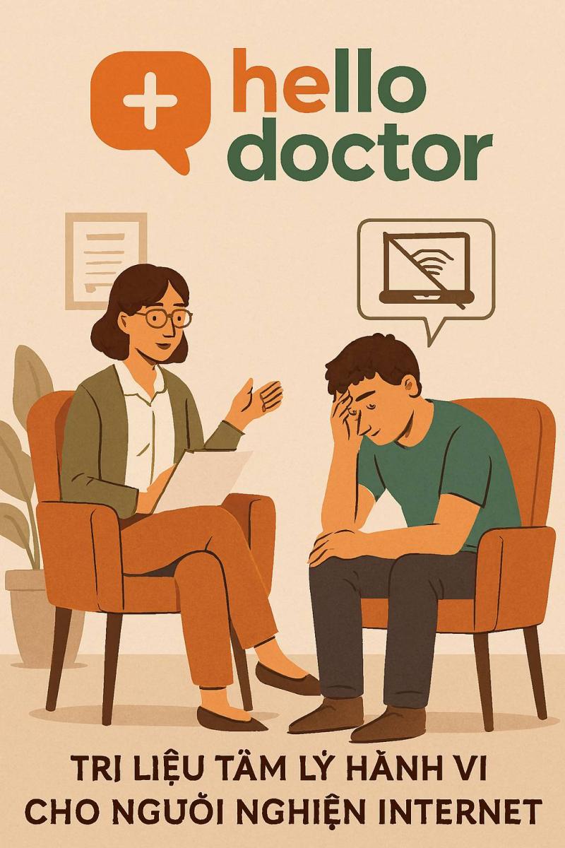 Trị liệu tâm lý hành vi cho người nghiện Internet tại Hello Doctor