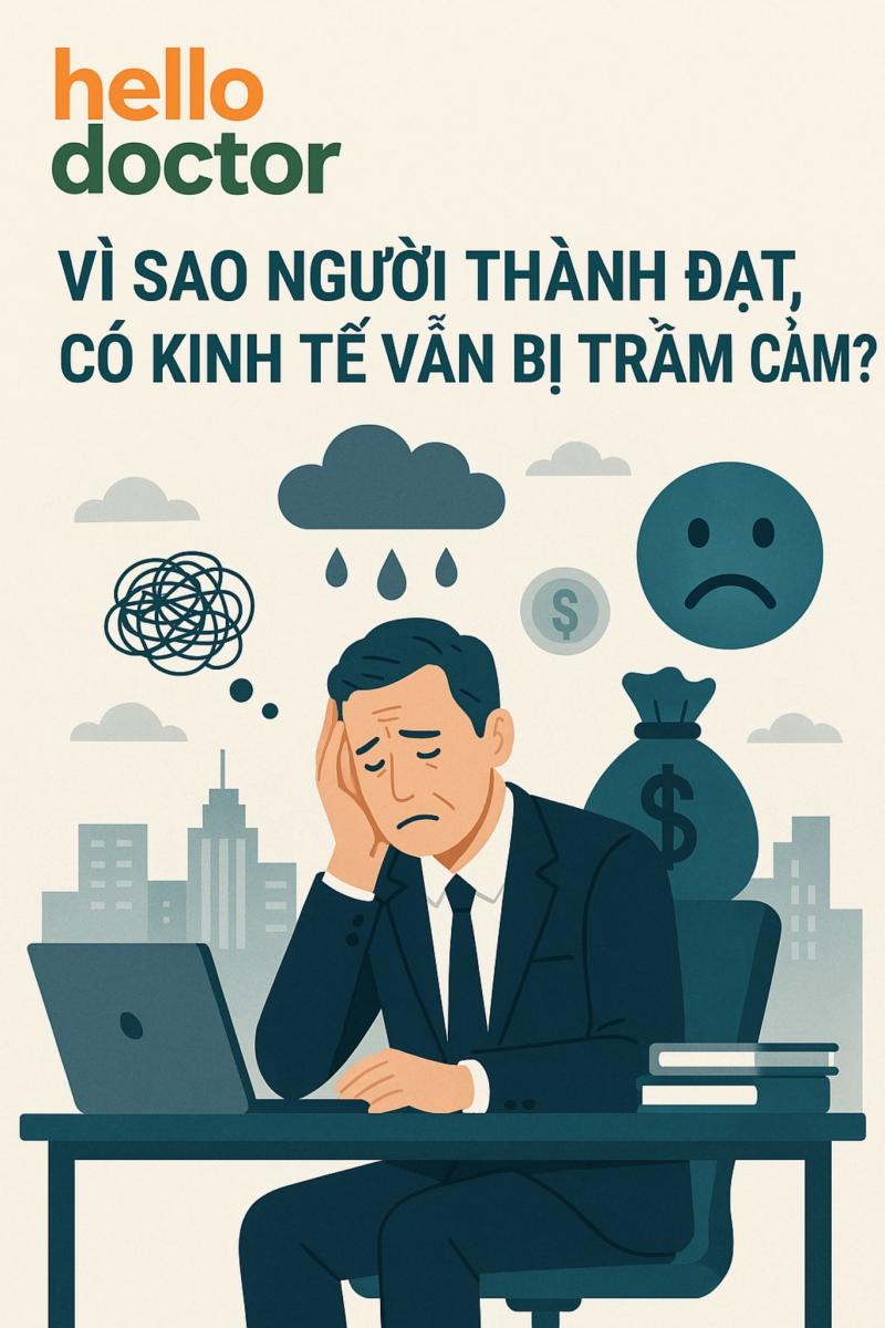 Vì sao người thành đạt, có kinh tế vẫn bị trầm cảm? Vì sao người thành đạt, có kinh tế vẫn bị trầm cảm?