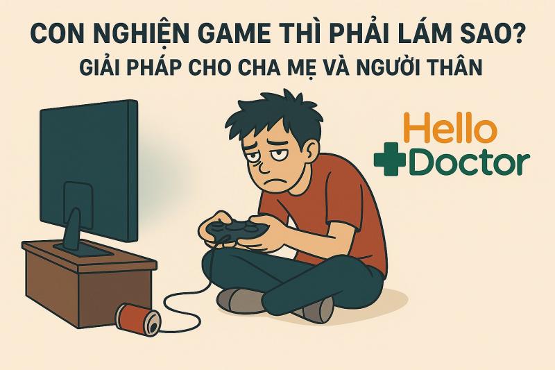 Con nghiện game thì phải làm sao? Giải pháp cho cha mẹ và người thân