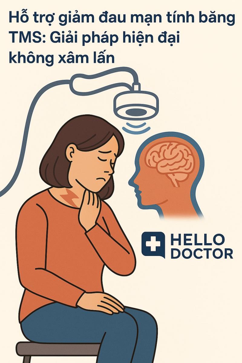 Hỗ trợ giảm đau mạn tính bằng TMS: Giải pháp hiện đại không xâm lấn