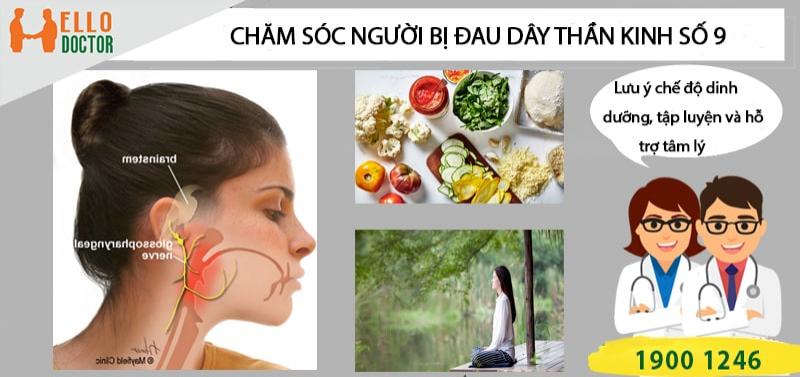 Hướng dẫn cách chăm sóc người bị đau dây thần kinh số 9