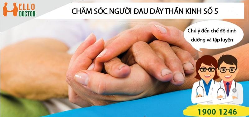 Hướng dẫn cách chăm sóc người đau dây thần kinh số 5