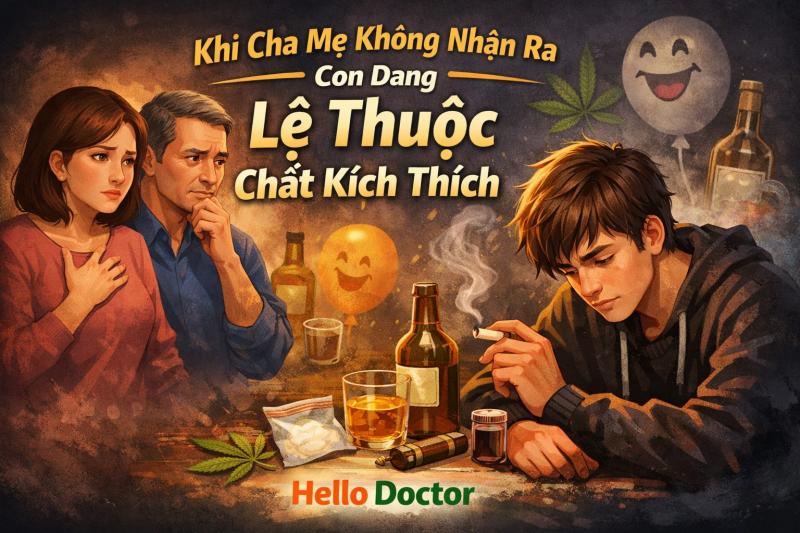 Khi cha mẹ không nhận ra con đang lệ thuộc chất kích thích Khi cha mẹ không nhận ra con đang lệ thuộc chất kích thích