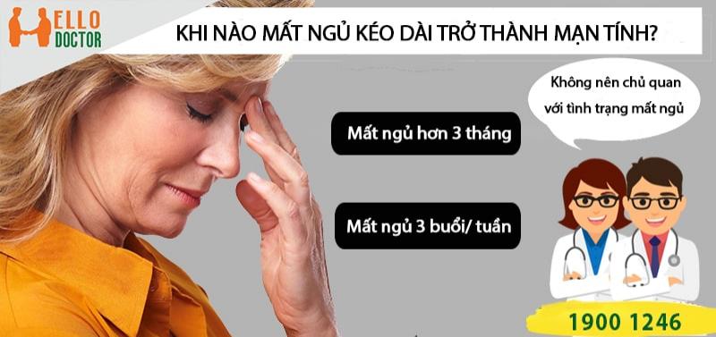 Khi nào mất ngủ kéo dài trở thành mất ngủ mạn tính?