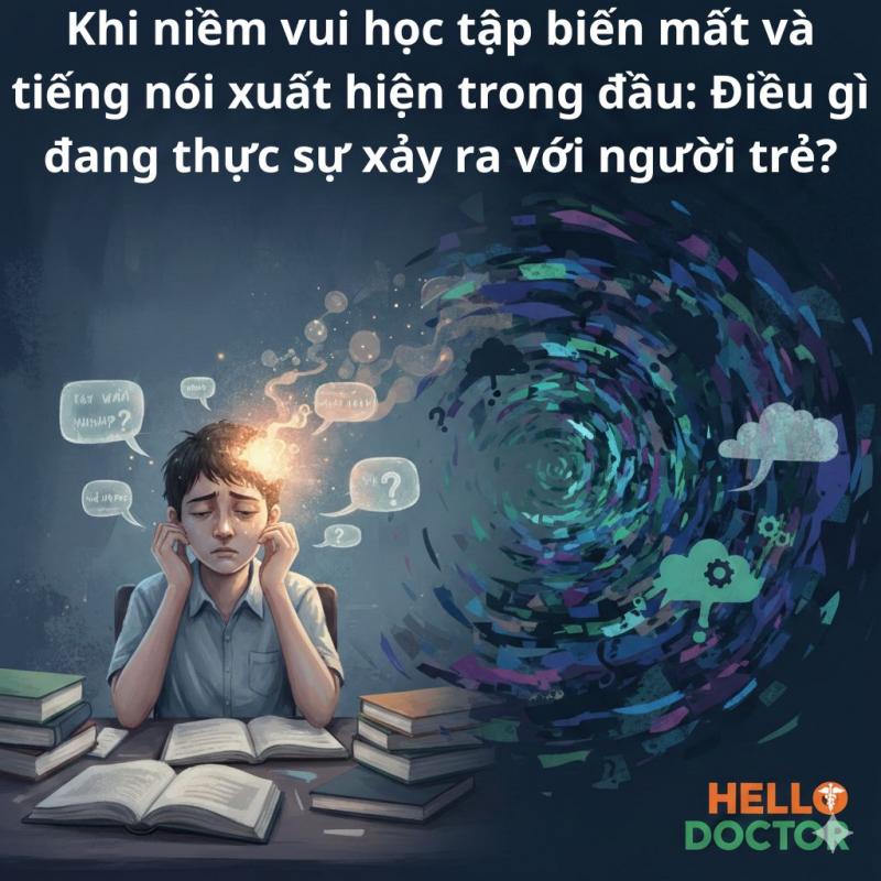 Khi niềm vui học tập biến mất và tiếng nói xuất hiện trong đầu: Điều gì đang thực sự xảy ra với người trẻ?