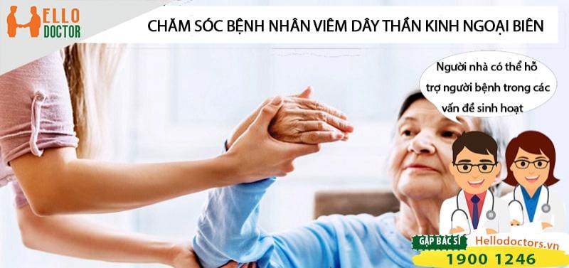 Lập kế hoạch chăm sóc bệnh nhân viêm dây thần kinh ngoại biên