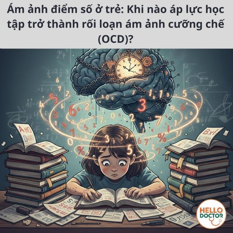 Ám ảnh điểm số ở trẻ: Khi nào áp lực học tập trở thành rối loạn ám ảnh cưỡng chế (OCD)?