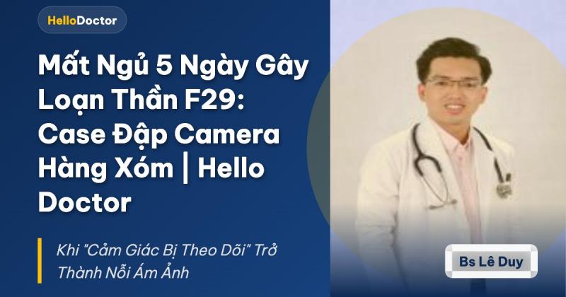 Mất Ngủ 5 Ngày Gây Loạn Thần - Đập Camera Hàng Xóm