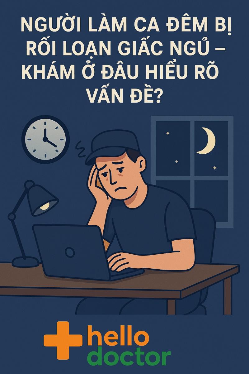 Người làm ca đêm bị rối loạn giấc ngủ – Khám ở đâu hiểu rõ vấn đề?