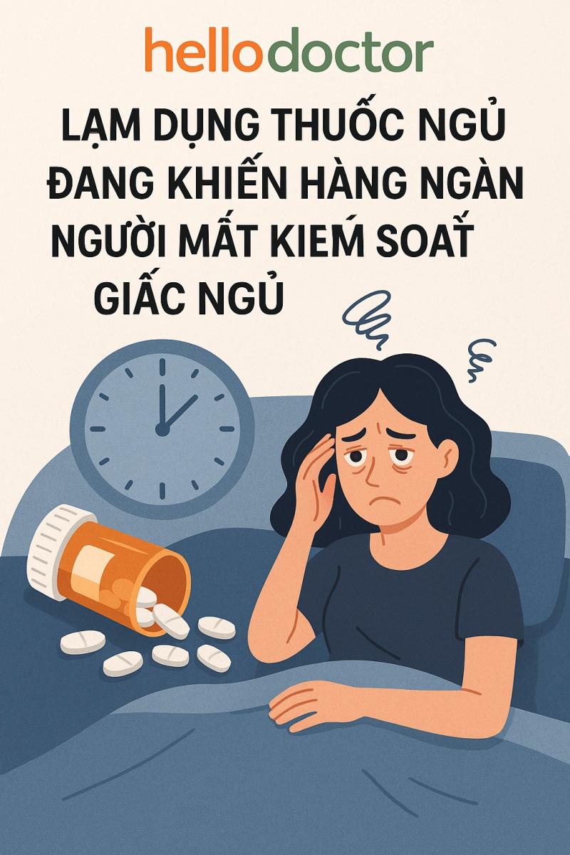 Lạm dụng thuốc ngủ đang khiến hàng ngàn người mất kiểm soát giấc ngủ