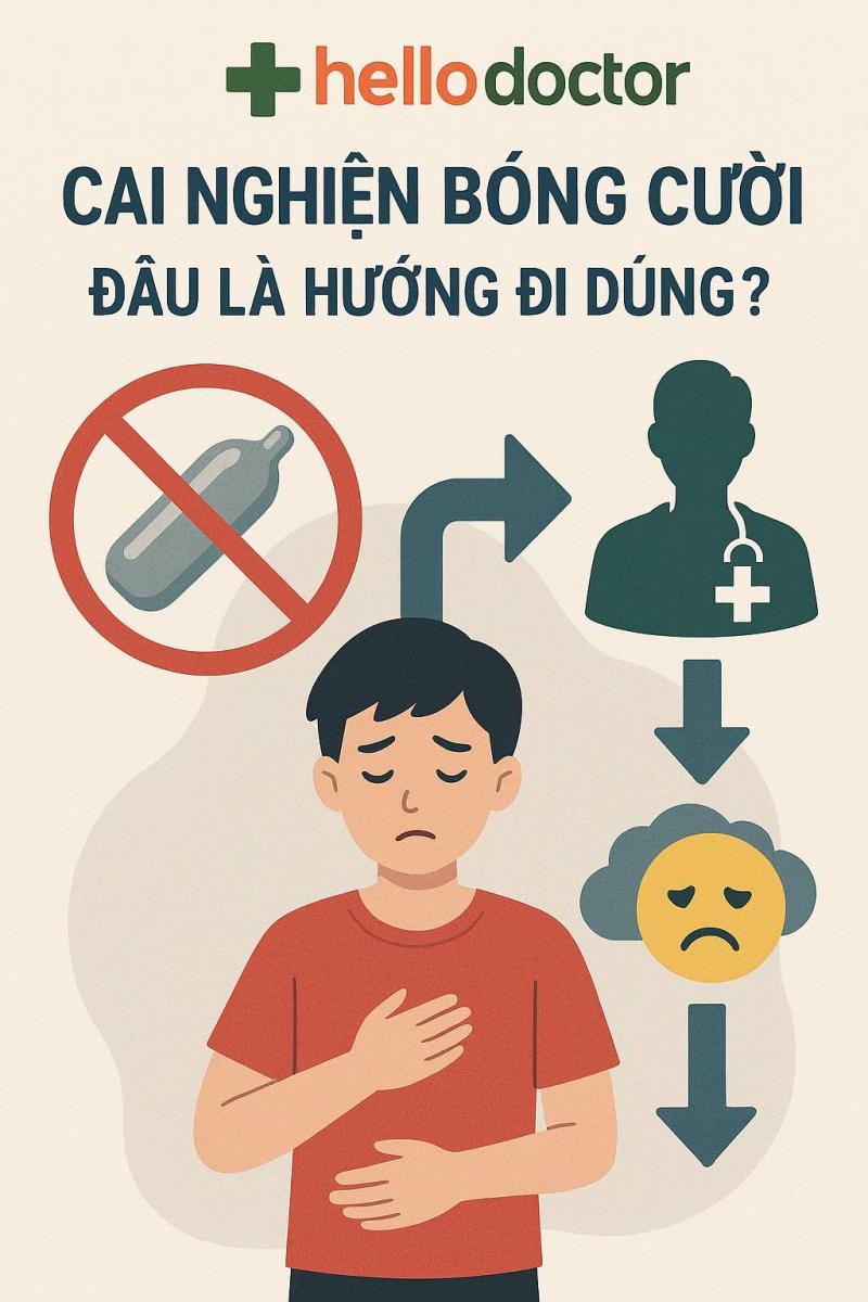Cai nghiện bóng cười cho con hay người thân: Đâu là hướng đi đúng? Cai nghiện bóng cười cho con hay người thân: Đâu là hướng đi đúng?