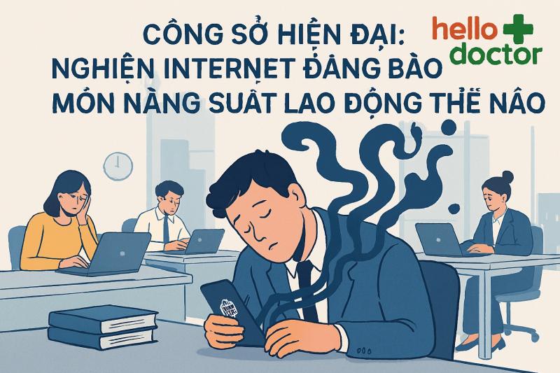 Công sở hiện đại: Nghiện internet đang bào mòn năng suất lao động thế nào