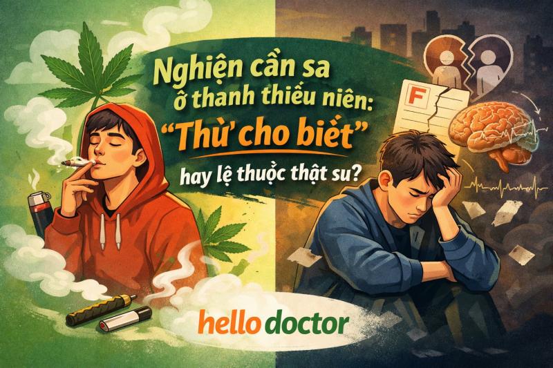 Nghiện cần sa ở thanh thiếu niên: “thử cho biết” hay lệ thuộc thật sự? Nghiện cần sa ở thanh thiếu niên: “thử cho biết” hay lệ thuộc thật sự?