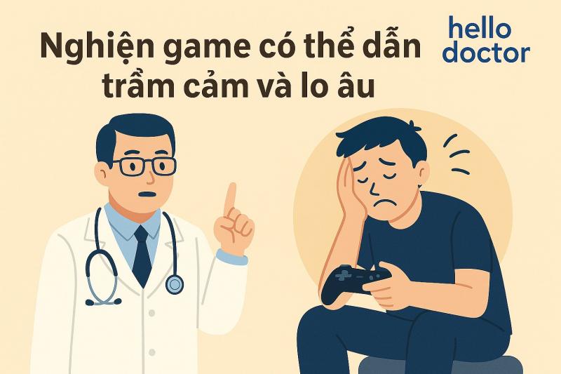 Bác sĩ tâm thần cảnh báo: Nghiện game có thể dẫn đến trầm cảm và lo âu