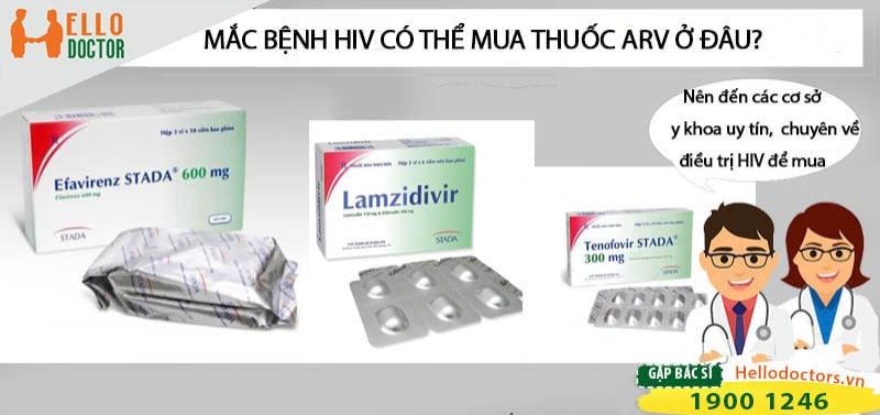Người mắc bệnh HIV có thể mua thuốc điều trị ARV ở đâu?