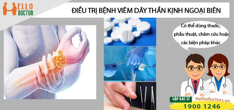 Những cách điều trị bệnh viêm dây thần kinh ngoại biên