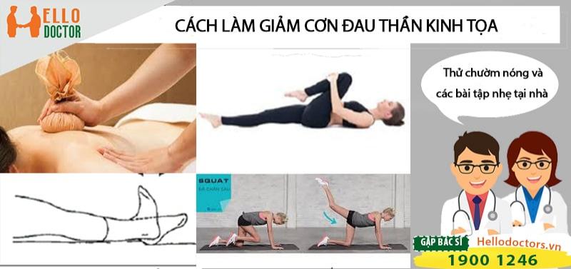 Những cách làm giảm cơn đau thần kinh tọa tại nhà Những cách làm giảm cơn đau thần kinh tọa tại nhà