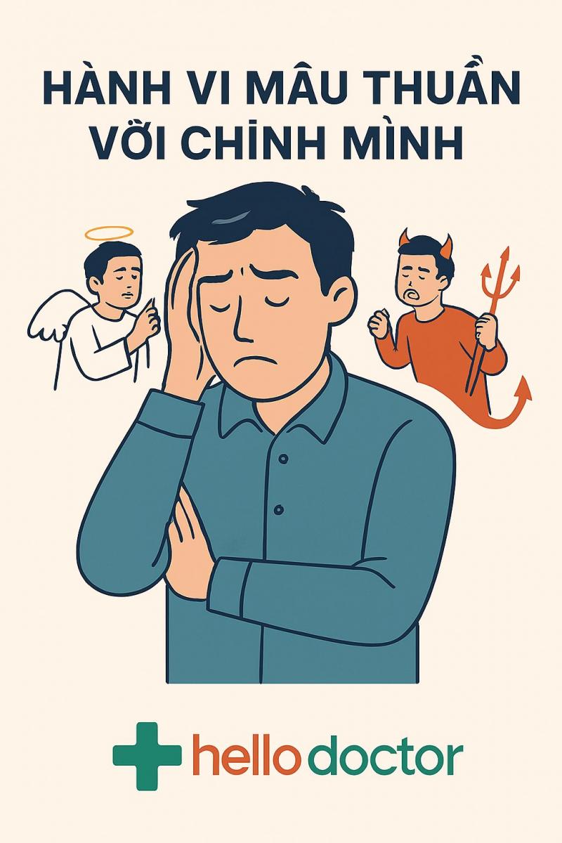 Hành vi mâu thuẫn với chính mình – Dấu hiệu bạn cần khám rối loạn nhân cách