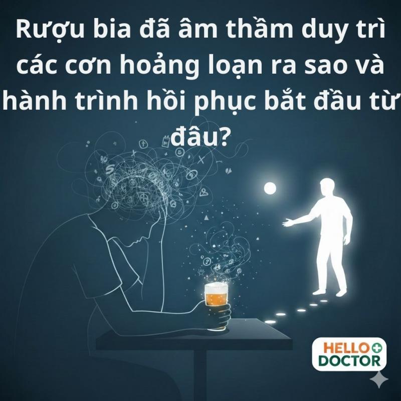 Rượu bia đã âm thầm duy trì các cơn hoảng loạn ra sao và hành trình hồi phục bắt đầu từ đâu? Rượu bia đã âm thầm duy trì các cơn hoảng loạn ra sao và hành trình hồi phục bắt đầu từ đâu?