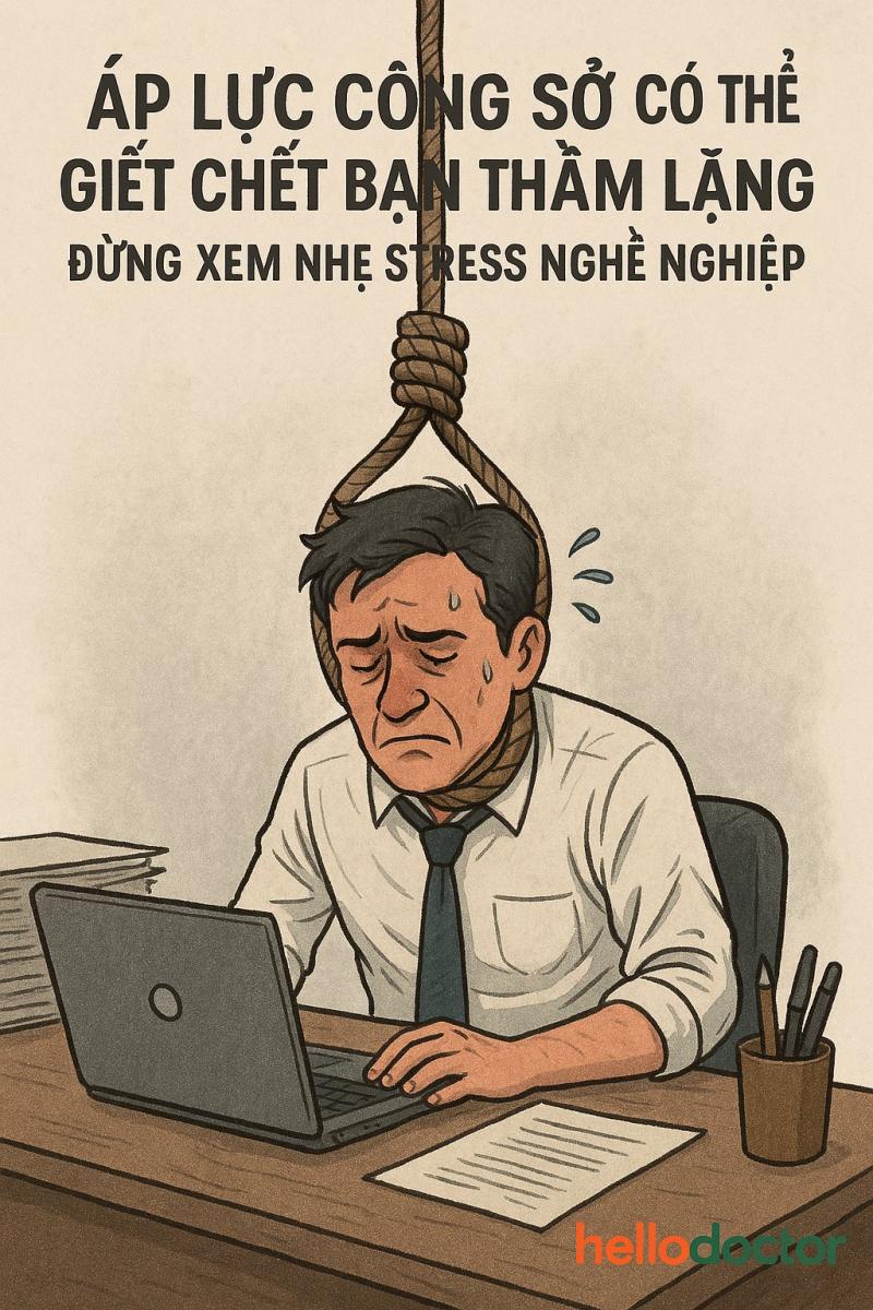 Áp lực công sở có thể giết chết bạn thầm lặng – Đừng xem nhẹ stress nghề nghiệp