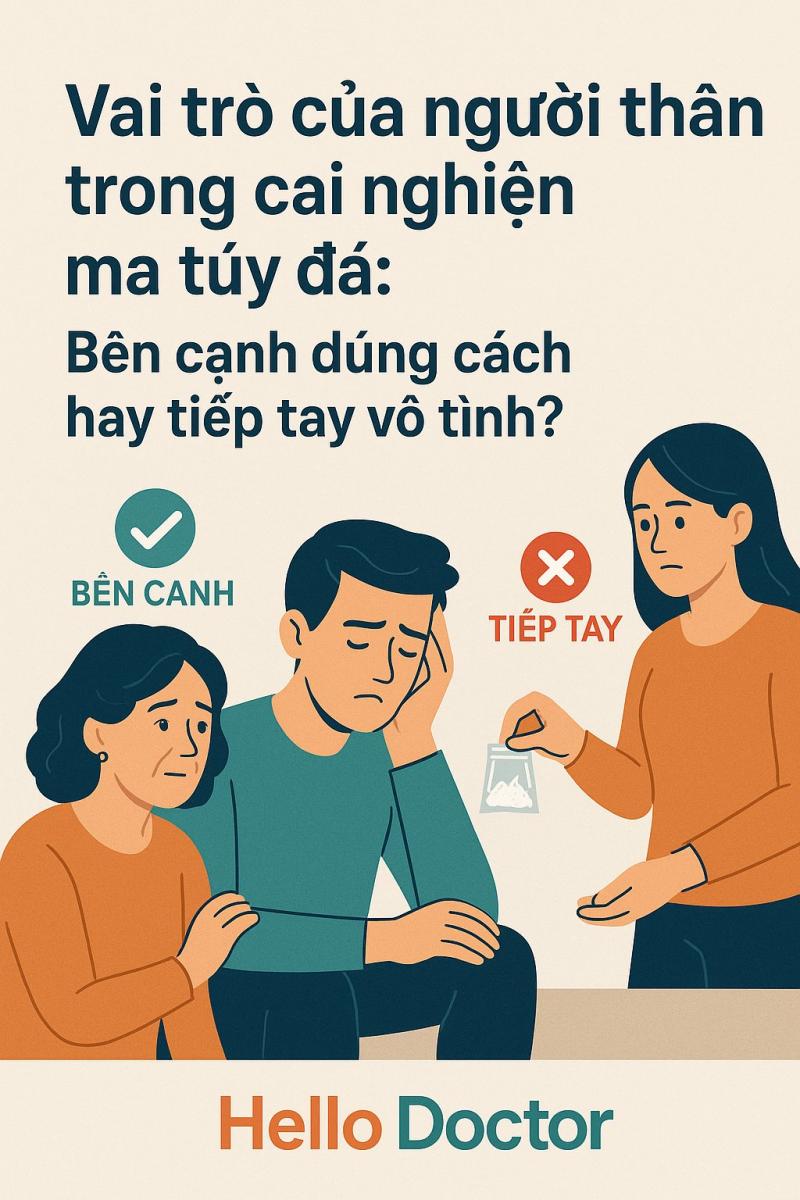 Vai trò của người thân trong cai nghiện ma túy đá: Bên cạnh đúng cách hay tiếp tay vô tình?