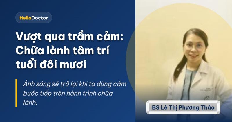 Vượt qua trầm cảm: Chữa lành tâm trí tuổi đôi mươi