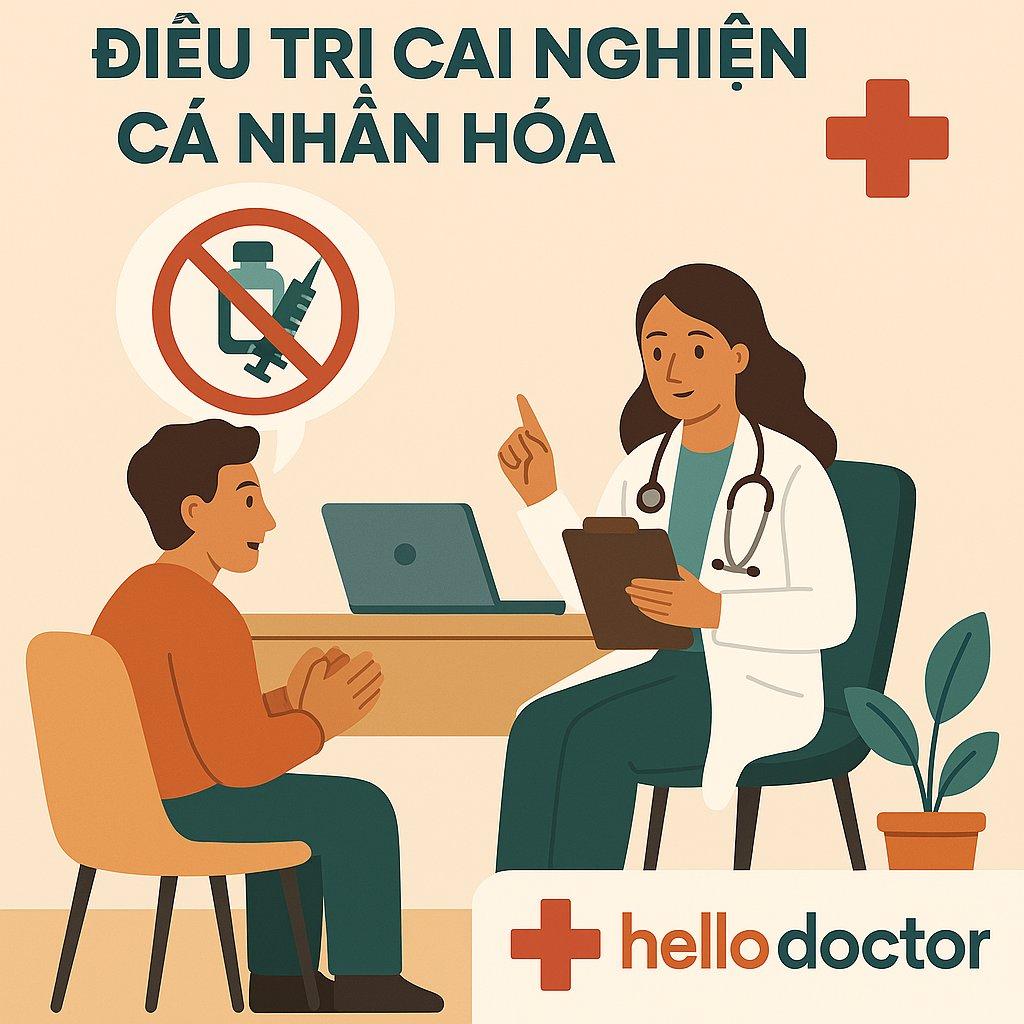 Điều trị cai nghiện cá nhân hóa tại Hello Doctor