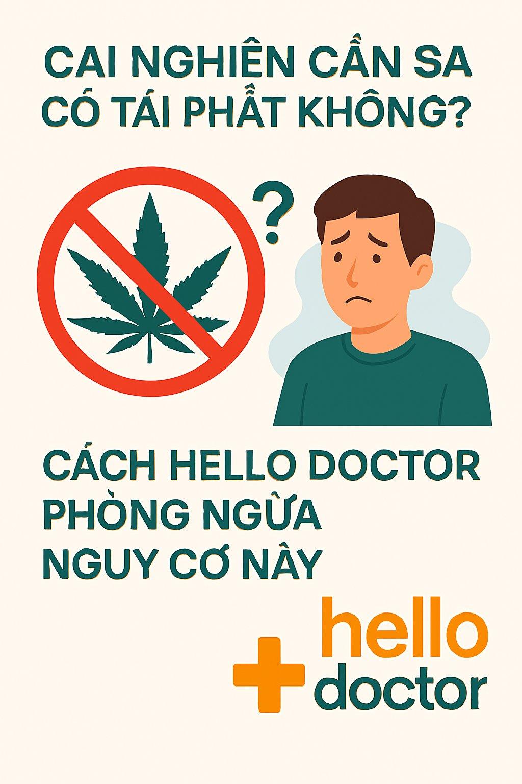 Cai nghiện cần sa có tái phát không? – Cách Hello Doctor phòng ngừa nguy cơ này