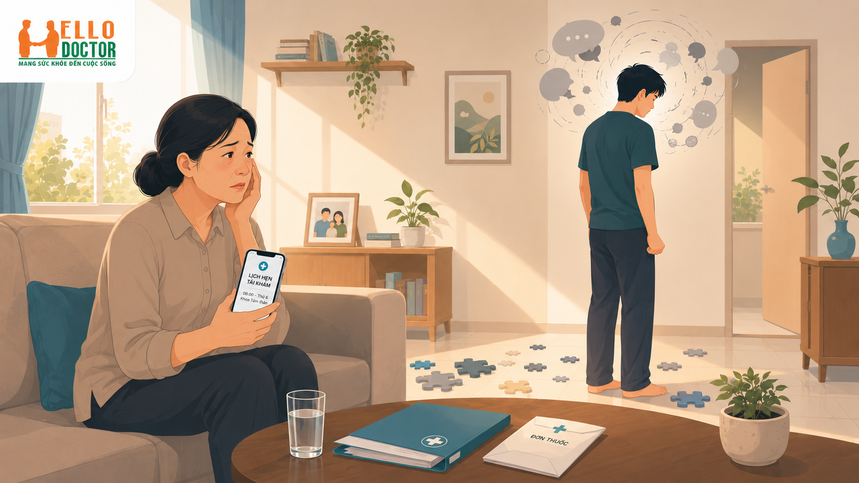 Con cái trở nên bạo lực vì bệnh tâm thần: Góc nhìn phụ huynh từ ca lâm sàng thực tế