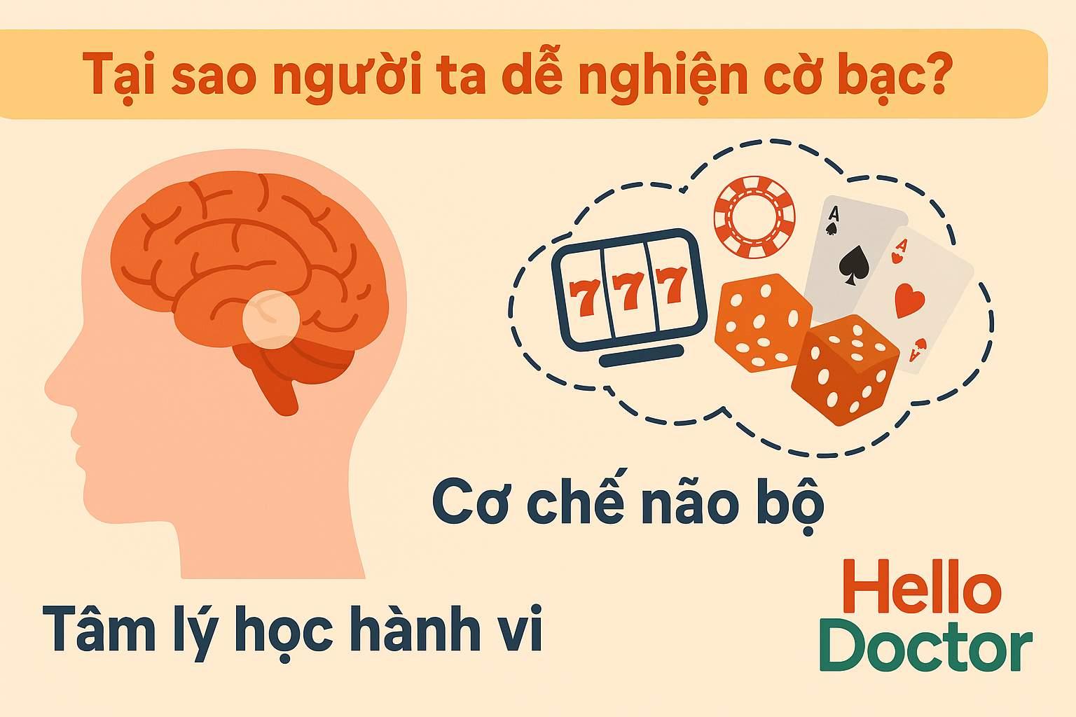 Tại sao người ta dễ nghiện cờ bạc? Cơ chế não bộ và tâm lý học hành vi