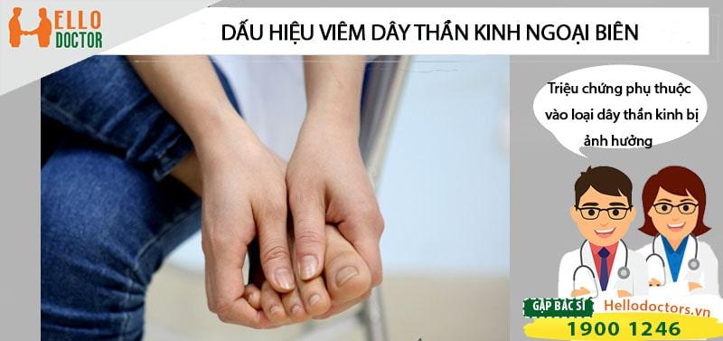 Dấu hiệu nhận biết bệnh viêm dây thần kinh ngoại biên