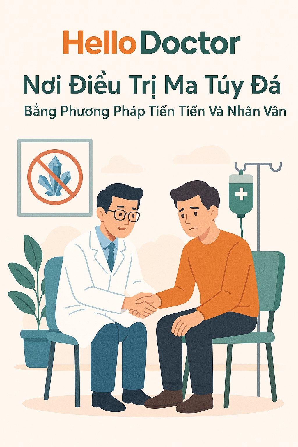 Nơi cai nghiện ma túy đá bằng phương pháp tiên tiến và nhân văn - Hello Doctor
