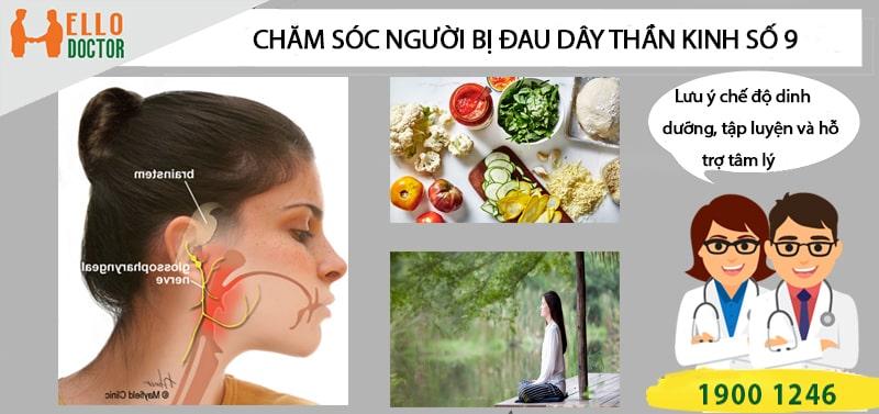Hướng dẫn cách chăm sóc người bị đau dây thần kinh số 9