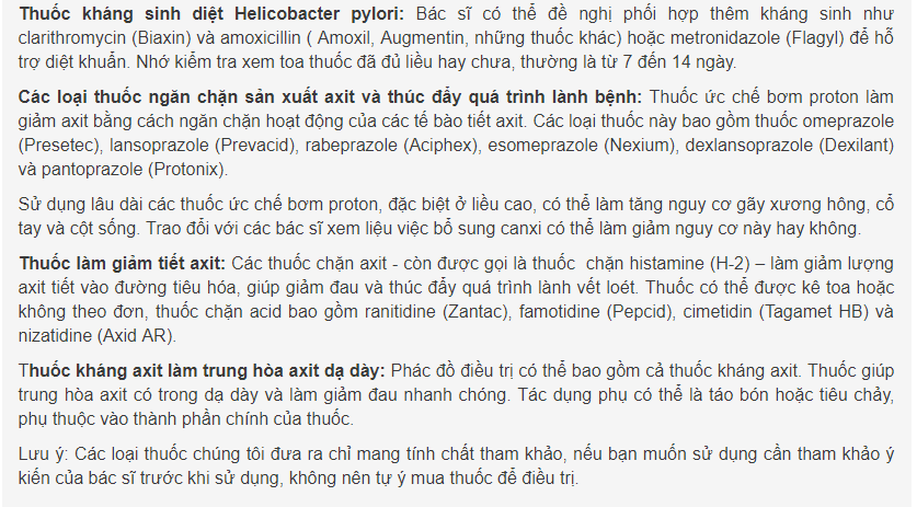 Thành phần chính của thuốc giảm đau dạ dày: Những điều cần biết để bảo vệ sức khỏe