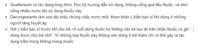 Điều trị ho có đờm bằng thuốc