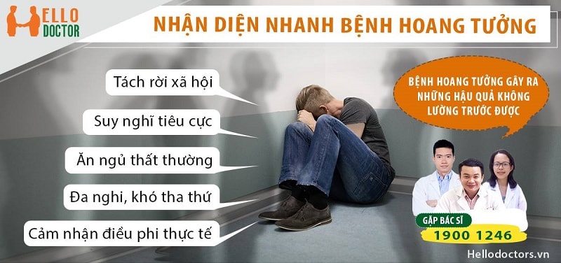 Dấu hiệu và triệu chứng của bệnh hoang tưởng
