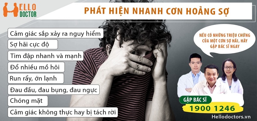 Dấu hiệu và triệu chứng của cơn hoảng sợ và bệnh rối loạn hoảng sợ