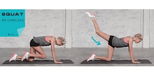 Bài tập chống tay đá chân cho người đau dây thần kinh tọa