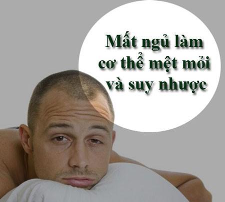 Mất ngủ làm cơ thể mệt mỏi dẫn đến suy nhược thần kinh Mất ngủ làm cơ thể mệt mỏi dẫn đến suy nhược thần kinh
