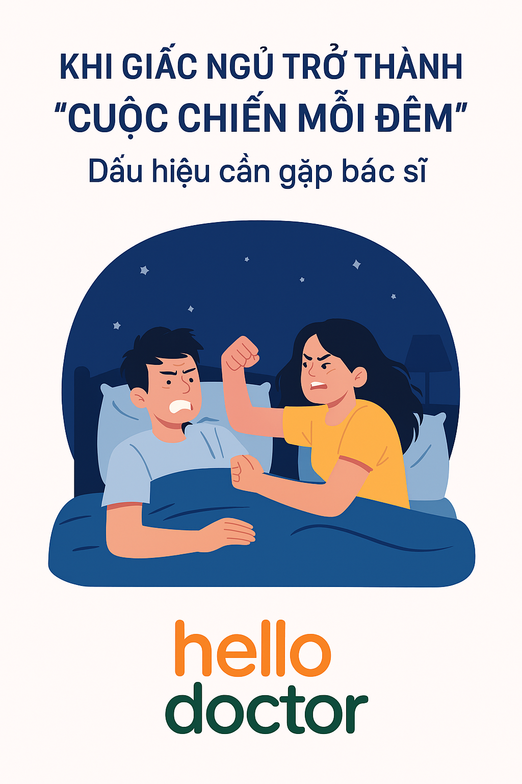 Khi giấc ngủ trở thành “cuộc chiến mỗi đêm” – Dấu hiệu cần gặp bác sĩ