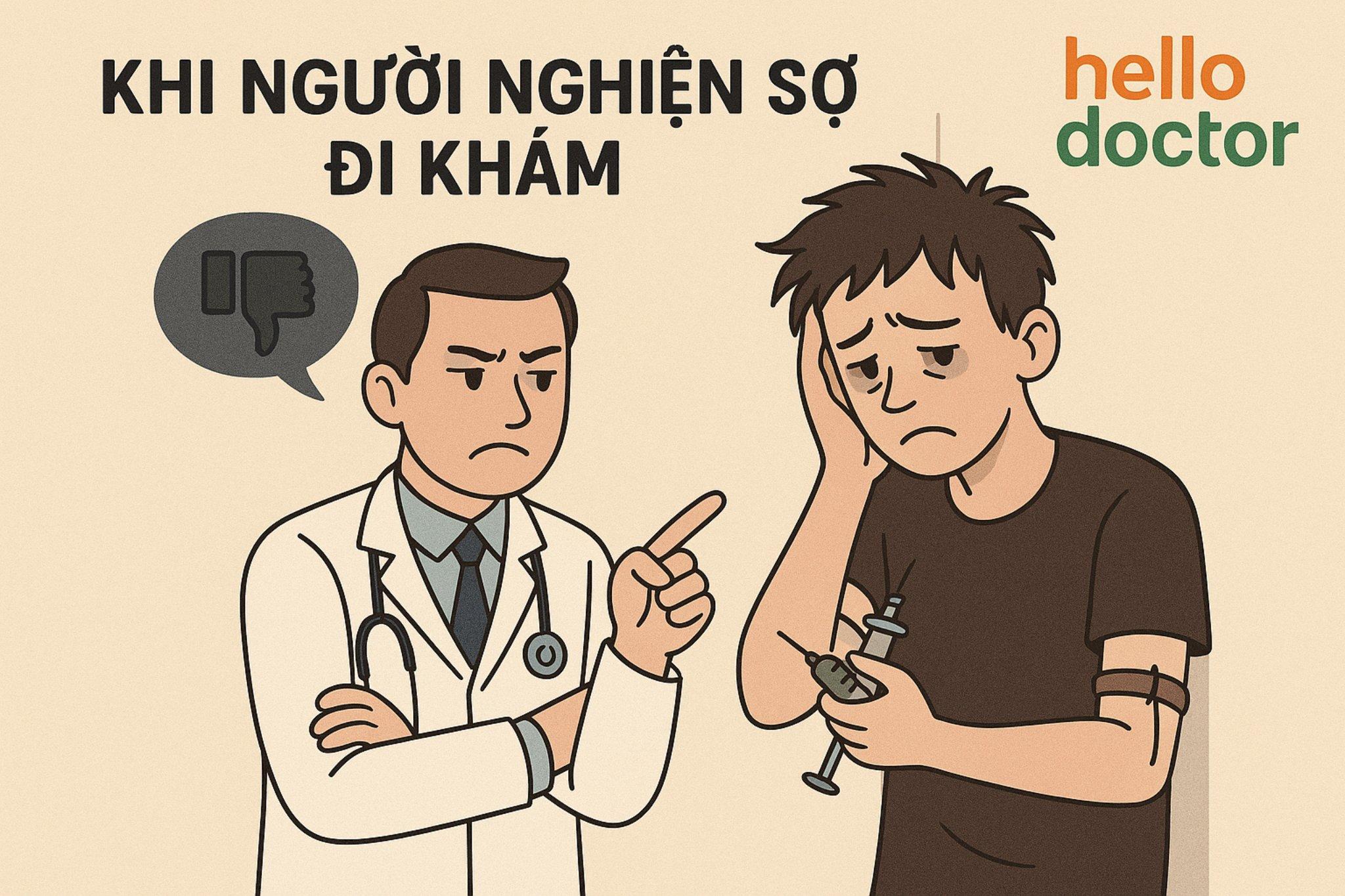 Khi người nghiện sợ đi khám vì sợ bị đánh giá