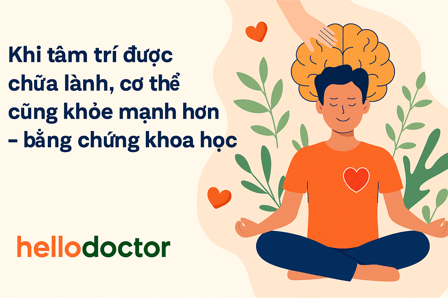 Khi tâm trí được chữa lành, cơ thể cũng khỏe mạnh hơn – bằng chứng khoa học tại Hello Doctor