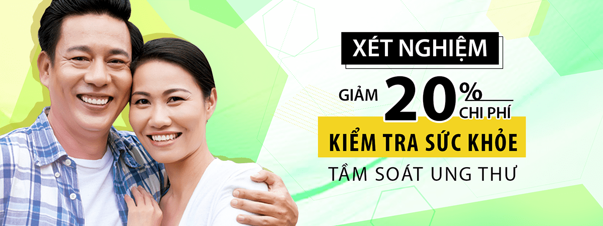 Giảm giá 20% gói xét nghiệm tổng quát